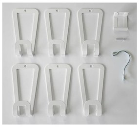 Бяла закачалка за чанти Kanazawa с 6 куки Joint - YAMAZAKI