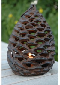 Метален фенер (височина 18 cm) Pine Cone – Esschert Design