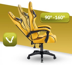 Геймърски стол HC-1007 Yellow