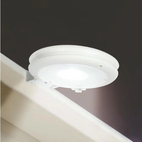 Соларна стенна LED лампа LED/1,2V 1000 mAh IP44 бяла