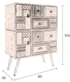 Дървен скрин с чекмеджета Jove - Dutchbone