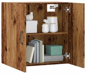 857071 vidaXL Стенен шкаф, старо дърво, 60x31x60 см, инженерно дърво