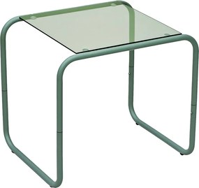 Странична масичка със стъклен плот 40x50 cm Ventana – Leitmotiv