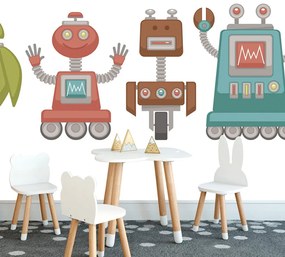 Самозалепващ тапет – Семейство роботи