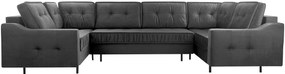 Ъглов диван Akita U-Gkri Skouro