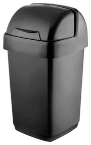 Черно кошче за боклук, 22,5 x 23 x 42,5 cm - Addis