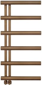 Релса за кърпи с отопление Inox Accent I-Бронз