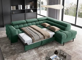 Ъглов диван Ferucce-Prasino-Right