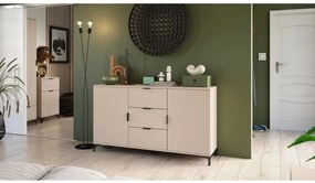 Скрин ЛАНА K-100S Бежов (Шампанско) - СТОЯЩ ШКАФ С ЧЕКМЕДЖЕТА