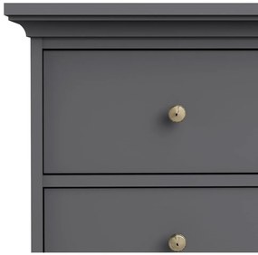 Сив нисък скрин 183x87 cm Paris – Tvilum