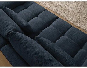 Тъмносин шенилов диван 264 cm Ivane – Bobochic Paris