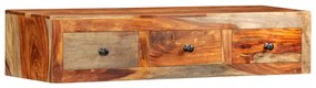 247749 vidaXL Конзолна маса със стенен монтаж, 100x25x20 см, акация масив