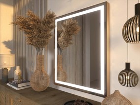 LED огледало в рамка за баня M7