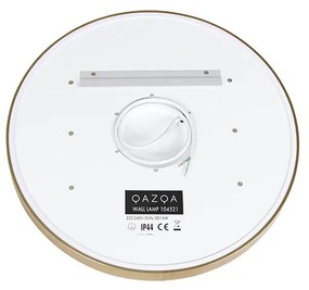 Огледало за баня медно 50 см с LED 3-степенно димиране с докосване кръгло - Miral