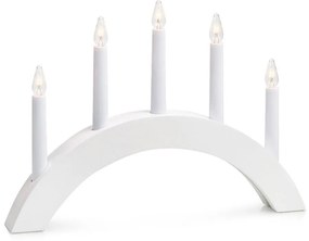 Бял свещник, дължина 40 cm Atle - Markslöjd