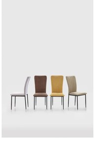 Каки трапезни столове в комплект от 4 бр. Holly – Marckeric