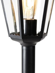 Интелигентна стоеща външна лампа черна 120 см с Wi-Fi ST64 - New Orleans