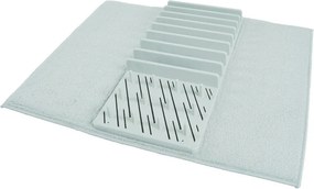 Светлосиня пластмасова тавичка за оттичане за съдовете 50x38 cm – Homéa