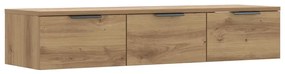 856986 vidaXL Стенен шкаф, дъб артизан, 102x30x20 см, инженерно дърво