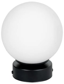 Настолна лампа РИО, черен/бял, 1xE27