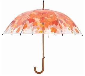 Прозрачен чадър Ambiance Birdcage Fall Leaves, ⌀ 93 cm - Esschert Design