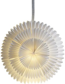 Бяла коледна светлинна украса ø 50 cm Frost - Star Trading