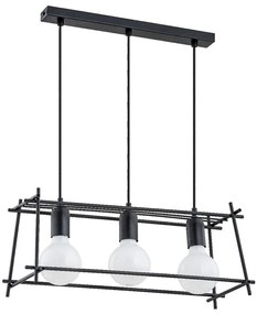 Пендел NETI 3xE27/15W/230V черен