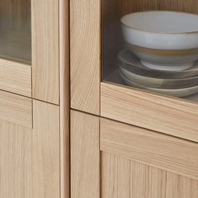 Витрина с осветление в дъбов декор 89x199 cm Mistral - Hammel Furniture