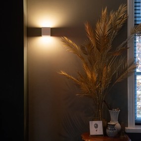 Комплект от 2 стенни лампи бели с димер акумулаторни - Joris