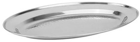 Horecano - Иноксово плато овал с релеф 45см-WICKED-(SG-82620(C)