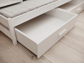 Двуетажно легло Лия-бяло-180 x 80