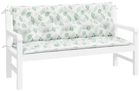 Възглавници за градински пейки 2 бр на листа 150x50x7 см плат Alexandre