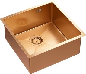 Стоманена мивка ANTHONY 50 COPPER