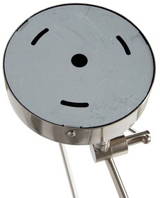 Висяща лампа от стомана с абажур 35 см бяла регулируема 2-светлина - Blitz