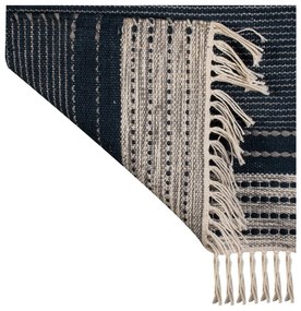 Тъмносин двустранен килим за открито, изработен от рециклирана пластмаса , 120 x 180 cm Civil - Green Decore