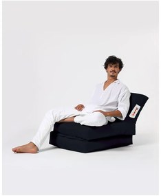 Черен градински пуф за сядане Siesta – Floriane Garden