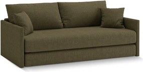 Зелен шенилов сгъваем диван 209 cm Shannon – Cosmopolitan Design