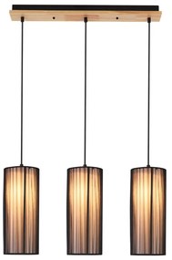 Висящо осветително тяло с текстилен абажур Kioto – Candellux Lighting