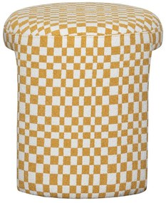 Жълт тапициран стол Charlie – WOOOD