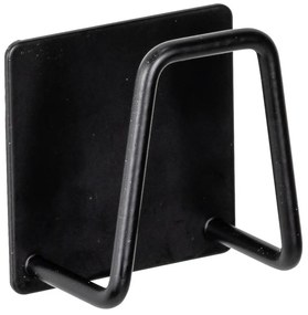 WENKO 55071100 - Държач BLACK OUTDOOR KITCHEN 5x5 cm неръждаема стомана/черен