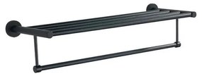 Aqualine - Стенна закачалка за кърпи SAMBA 21x62,5 см черен