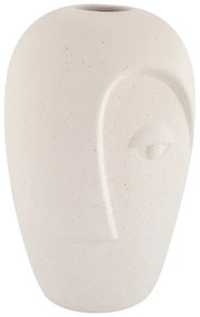 Кремава керамична ваза (височина 19,5 cm) Face – House Nordic