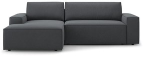 Тъмносив разтегателен ъглов диван (ляв ъгъл) Jodie – Micadoni Home