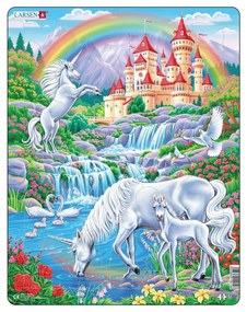 Larsen - Пъзел:  Детски – "Еднорог" – 32 части, голям