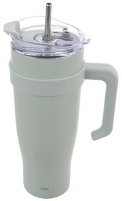 Светлозелена термочаша със сламка 1,2 l Termo – Orion