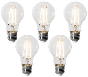 Комплект от 5 E27 димируеми LED крушки A60 6W 700 lm 2200K