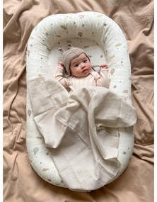 Гнездо за бебе в цвят слонова кост 52x84 cm Dreamland – Cam Cam Copenhagen