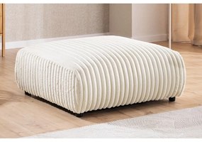 Кремава табуретка от рипсено кадифе Justin – Ropez