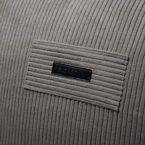 Пуф от рипсено кадифе в цвят горчица Sofa Snug – SLOWDOWN