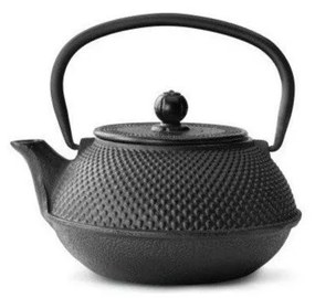 Черен чугунен чайник с цедка за насипен чай , 800 ml Jang - Bredemeijer